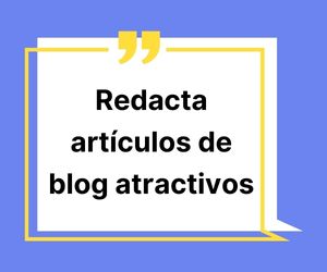 Redactar artículos de blog en catalán
