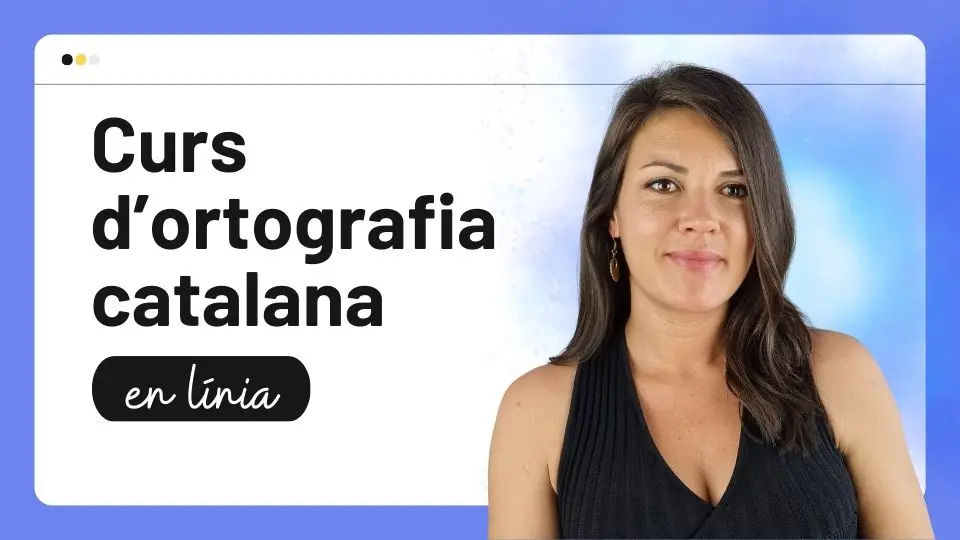 curs ortografia catalana Núria Masdeu
