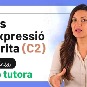 Curs d'expressió escrita del C2 de català amb tutora